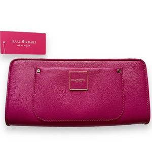 Isaac Mizrahi | Valerie Collection - Fuchsia Clutch